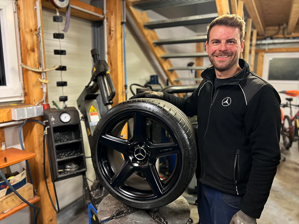 René Endres - KFZ-Meister mit Mercedes-AMG Felge und Reifenservice in Zellingen